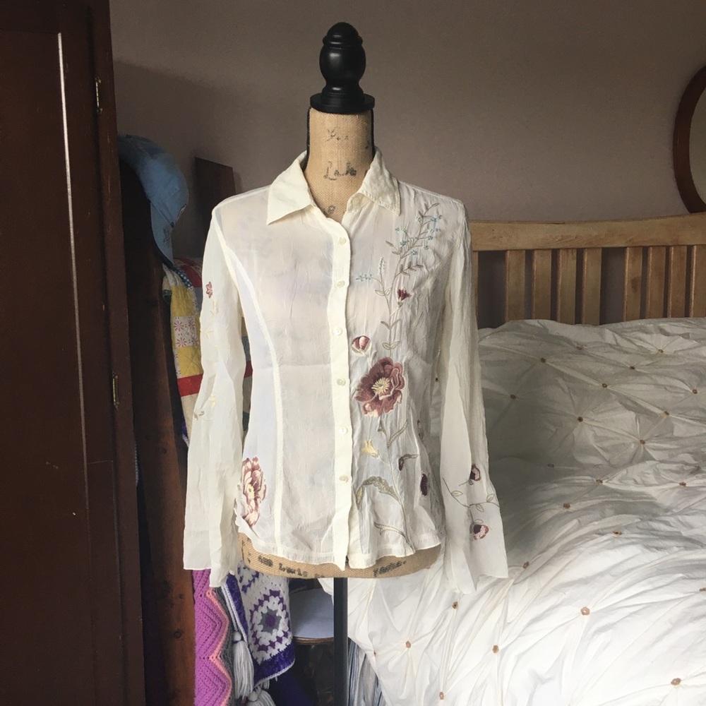 Beautiful see through blouse